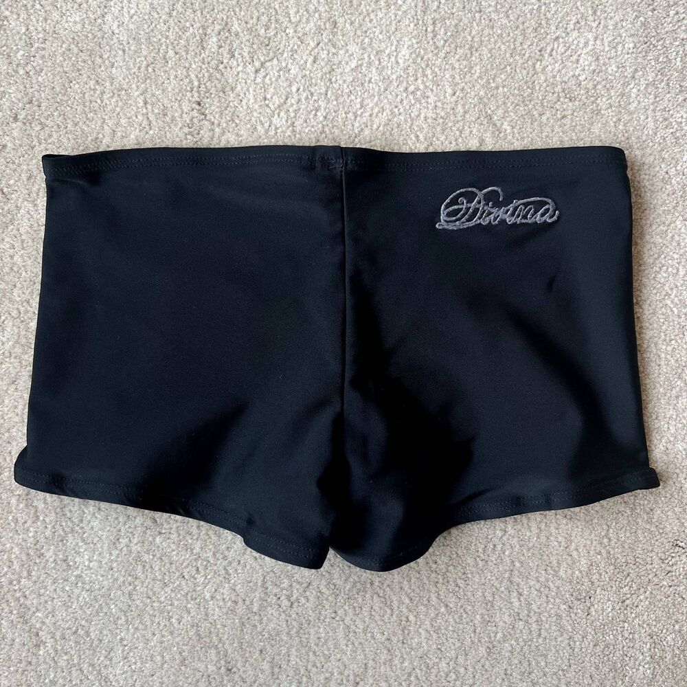 Divina Dancewear Black Dance Shorts Size YL